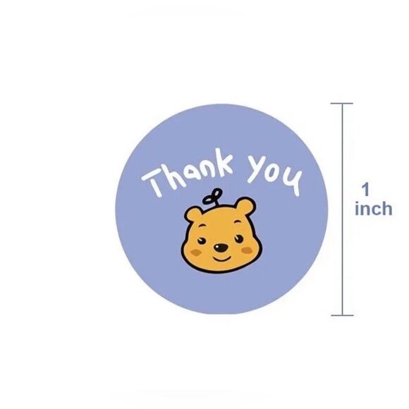 thank you stickers (variety pack) 1in round | shipping supplies 1" round - Picture 4 of 4